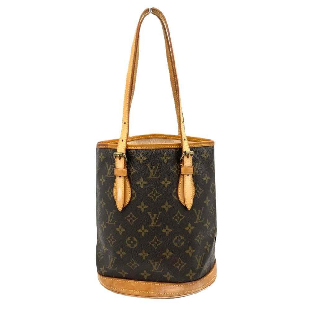 LOUIS VUITTON Brown Monogram Canvas Tote Bag